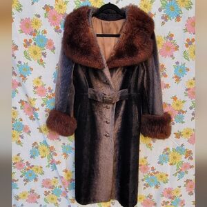 Seotta 60s Faux Fur Penny Lane Coat
